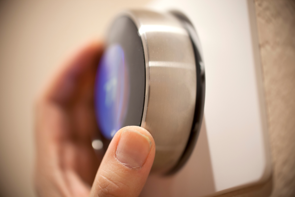 changing the smart  thermostat at home