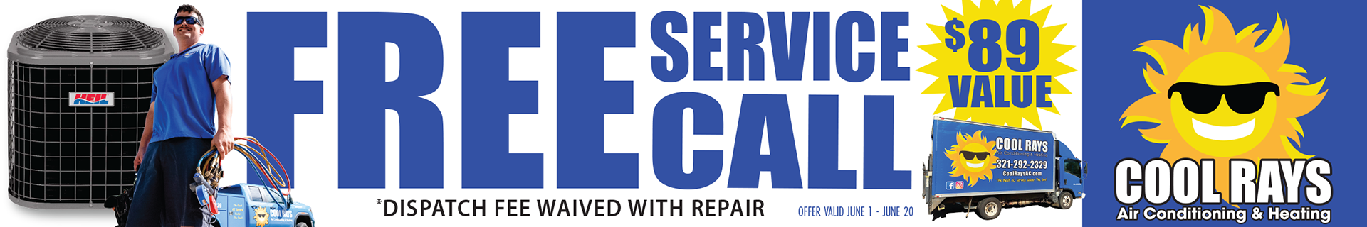 Free Service Call with Repair Purchase. Restrictions apply. Call for complete details.