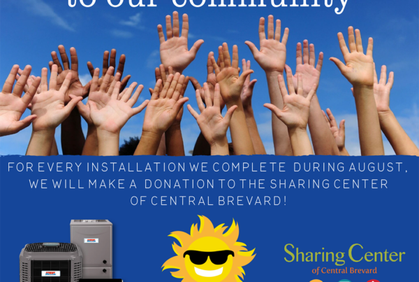 Community Comfort Advertisement For Donations To Sharing Center of Central Brevard